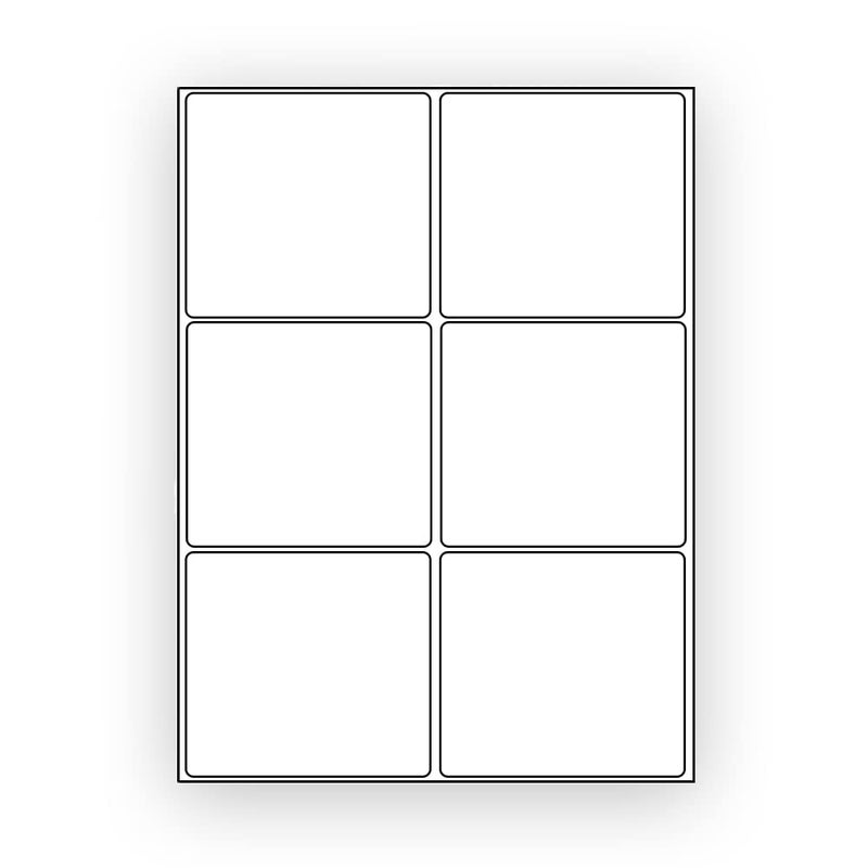 EcoSwift 600 EcoSwift Shipping Labels 4 x 3 1/3 inches Mailing Address Blank White Self Adhesive for Laser Inkjet Printer 4 x 3.33 - Image 3